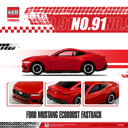 Tomica No.91 Ford Mustang Ecoboost Fastback