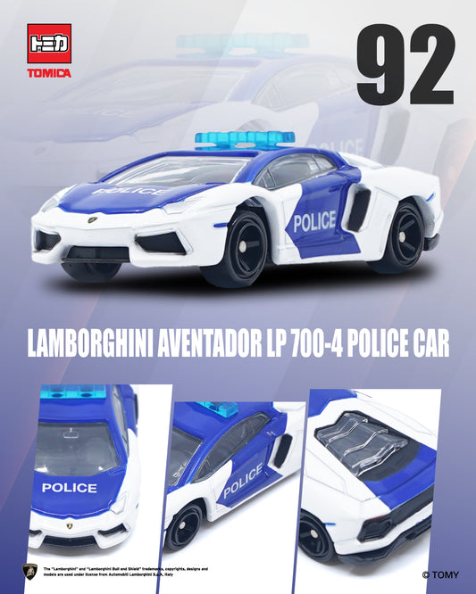 Tomica No.92 Lamborghini Aventador LP 700-4 Police Car