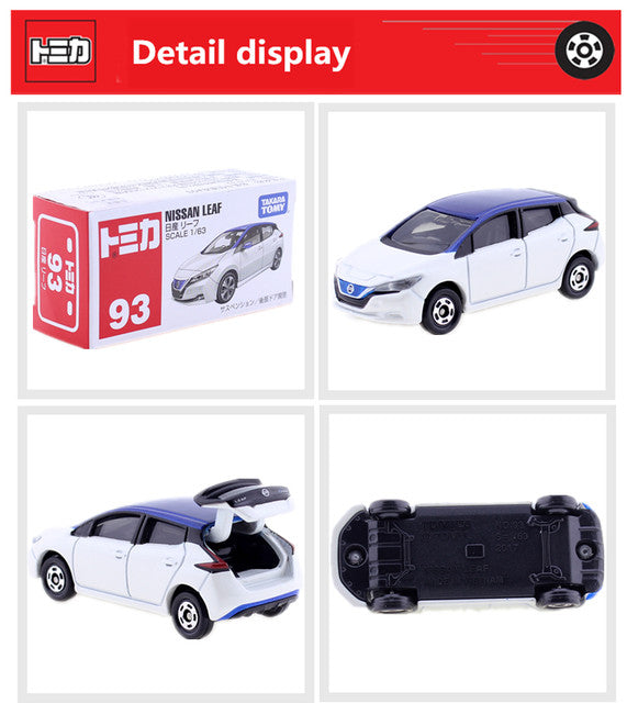 Tomica No.93 Nissan Leaf (White/Blue)