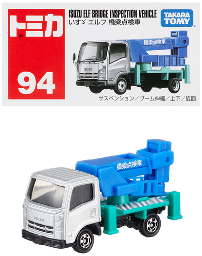 Tomica No.94 Isuzu Elf Bridge Inspection Vehicle