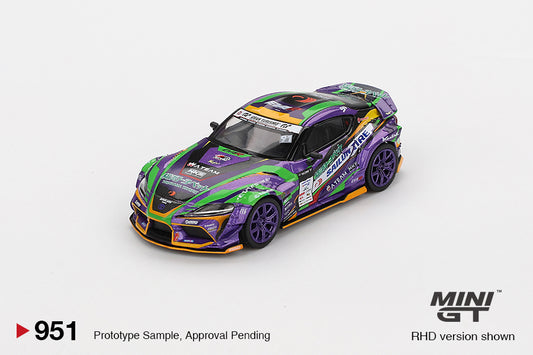 *Pre-Order* Mini GT No.951 Toyota GR Supra KUHL 2021 D1GP EVANGELION RACING (Blister Pack) - Japan Exclusive