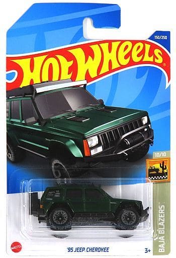 Hot Wheels Baja Blazers 10/10 '95 Jeep Cherokee - Japanese Card