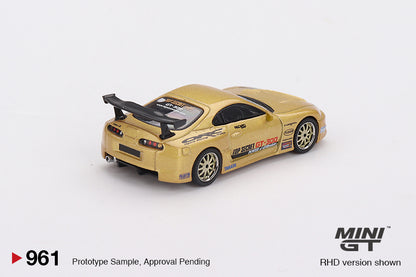 *Pre-Order* Mini GT No.961 Toyota Supra (A80) Top Secret GT-300 Top Secret Gold