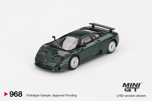 *Pre-Order* Mini GT No.968 Bugatti EB110 GT Verde Scuro