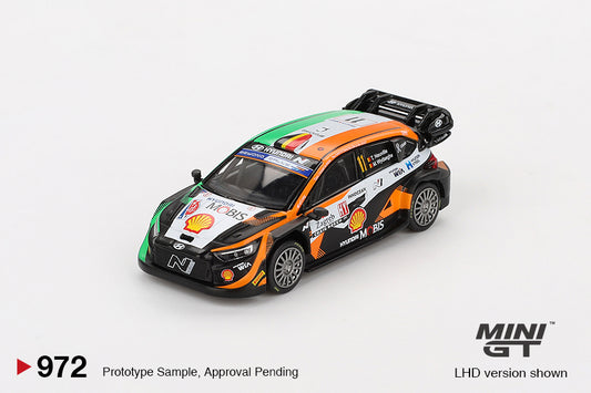 *Pre-Order* Mini GT No.972 Hyundai i20 N Rally1 #11 2023 Rally Croatia Power Stage Winner