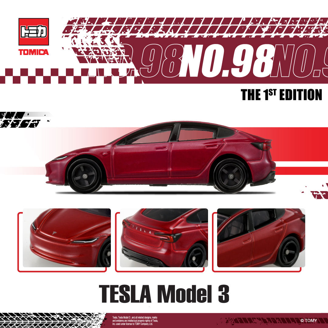 Tomica No.98 Tesla Model 3 - First Edition