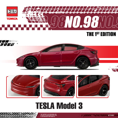 Tomica No.98 Tesla Model 3 - First Edition