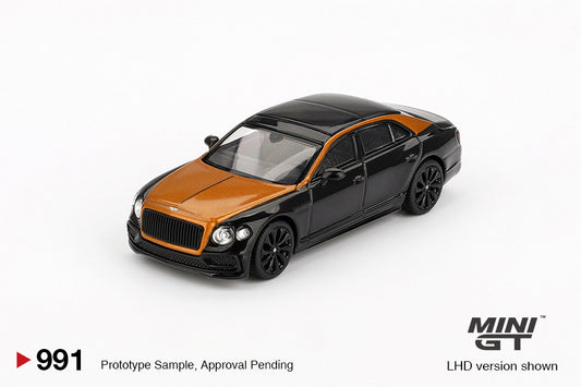 *Pre-Order* Mini GT No.991 Bentley Flying Spur Orange Flame / Onyx