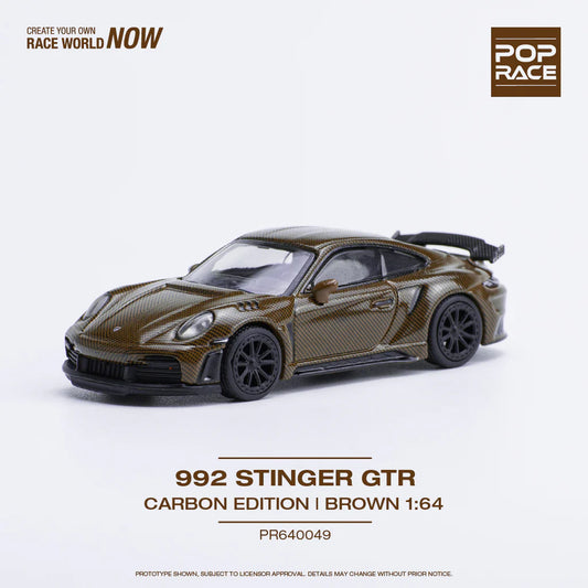 Pop Race 992 Stinger GTR Carbon Edition/Brown