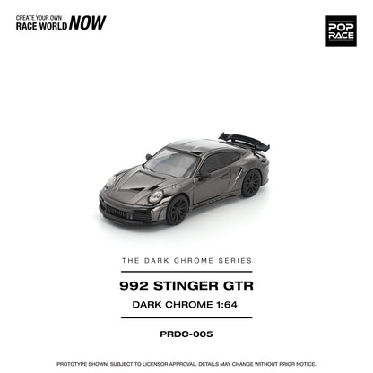 *Pre-Order* Pop Race 992 Stinger GTR Dark Chrome