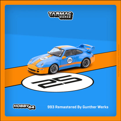 Tarmac Works 993 Remastered By Gunther Werks Blue / Orange