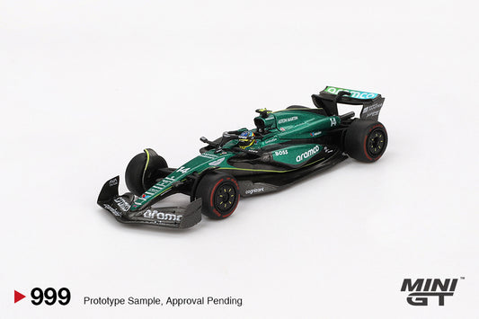 *Pre-Order* Mini GT No.999 Aston Martin AMR24 #14 Fernando Alonso 2024 F1 2024 Bahrain GP