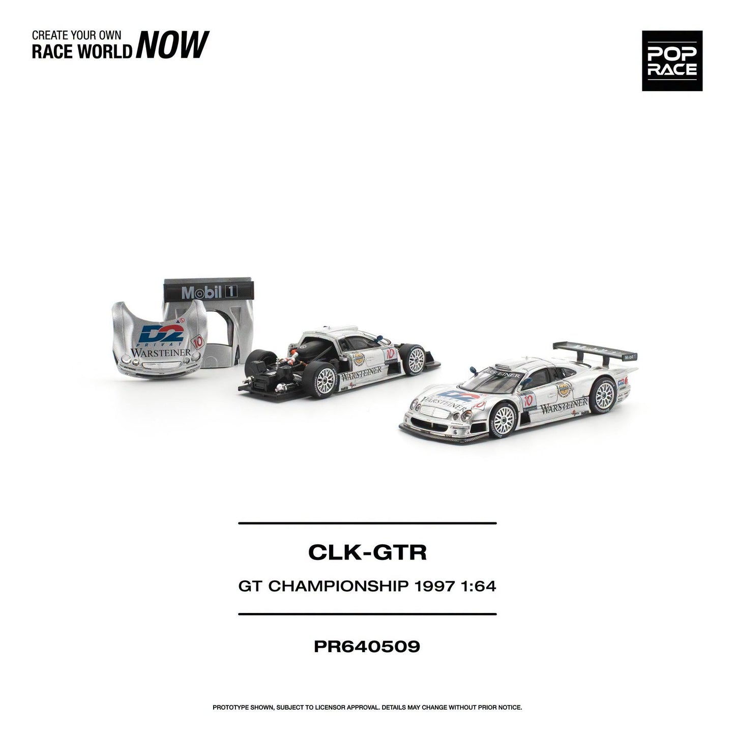 *Pre-Order* Pop Race - PR640509 AMG CLK GTR FIA GT Championship 1997