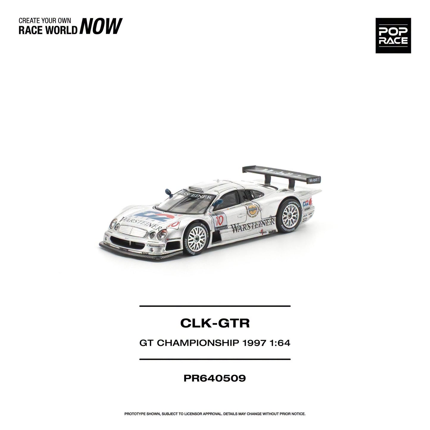 *Pre-Order* Pop Race - PR640509 AMG CLK GTR FIA GT Championship 1997