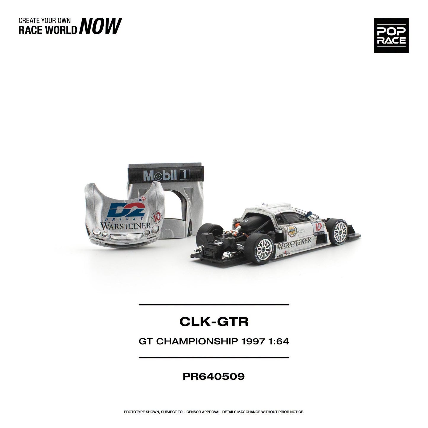 *Pre-Order* Pop Race - PR640509 AMG CLK GTR FIA GT Championship 1997