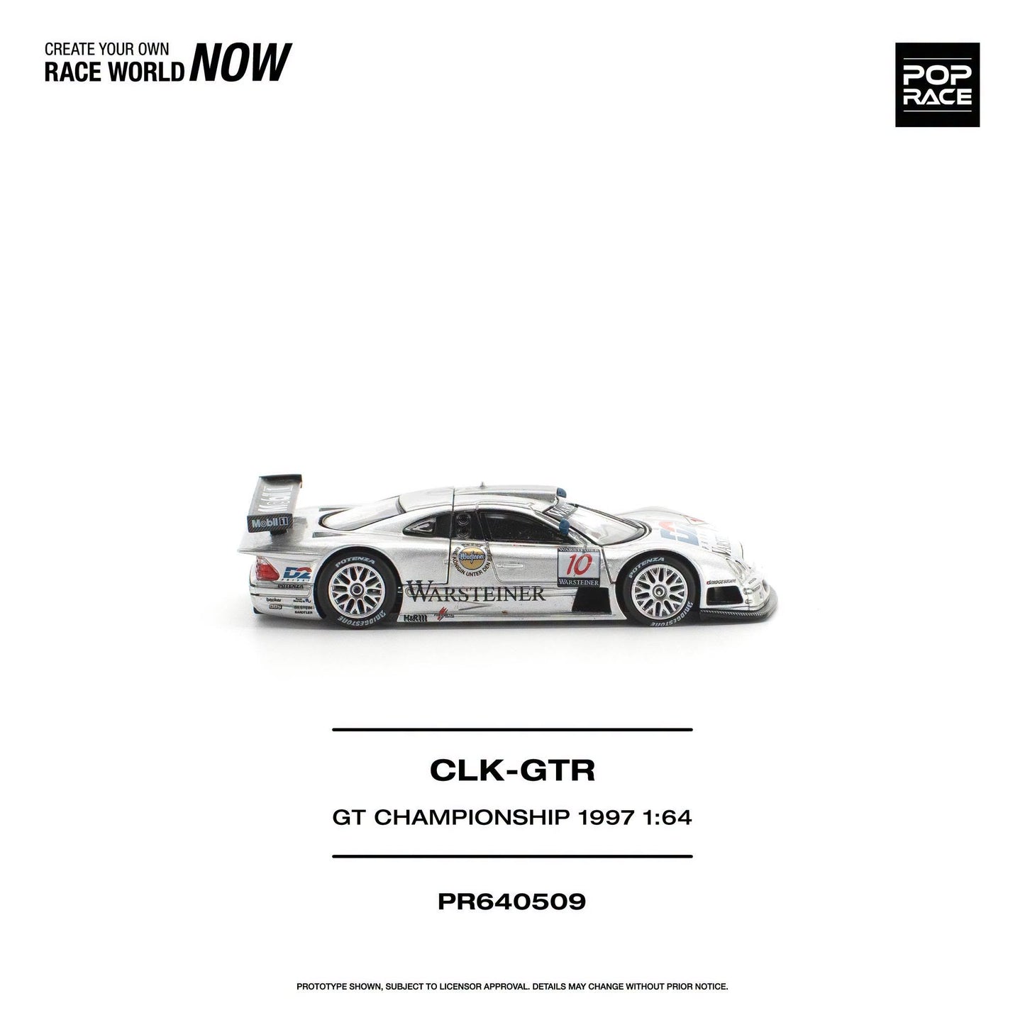 *Pre-Order* Pop Race - PR640509 AMG CLK GTR FIA GT Championship 1997