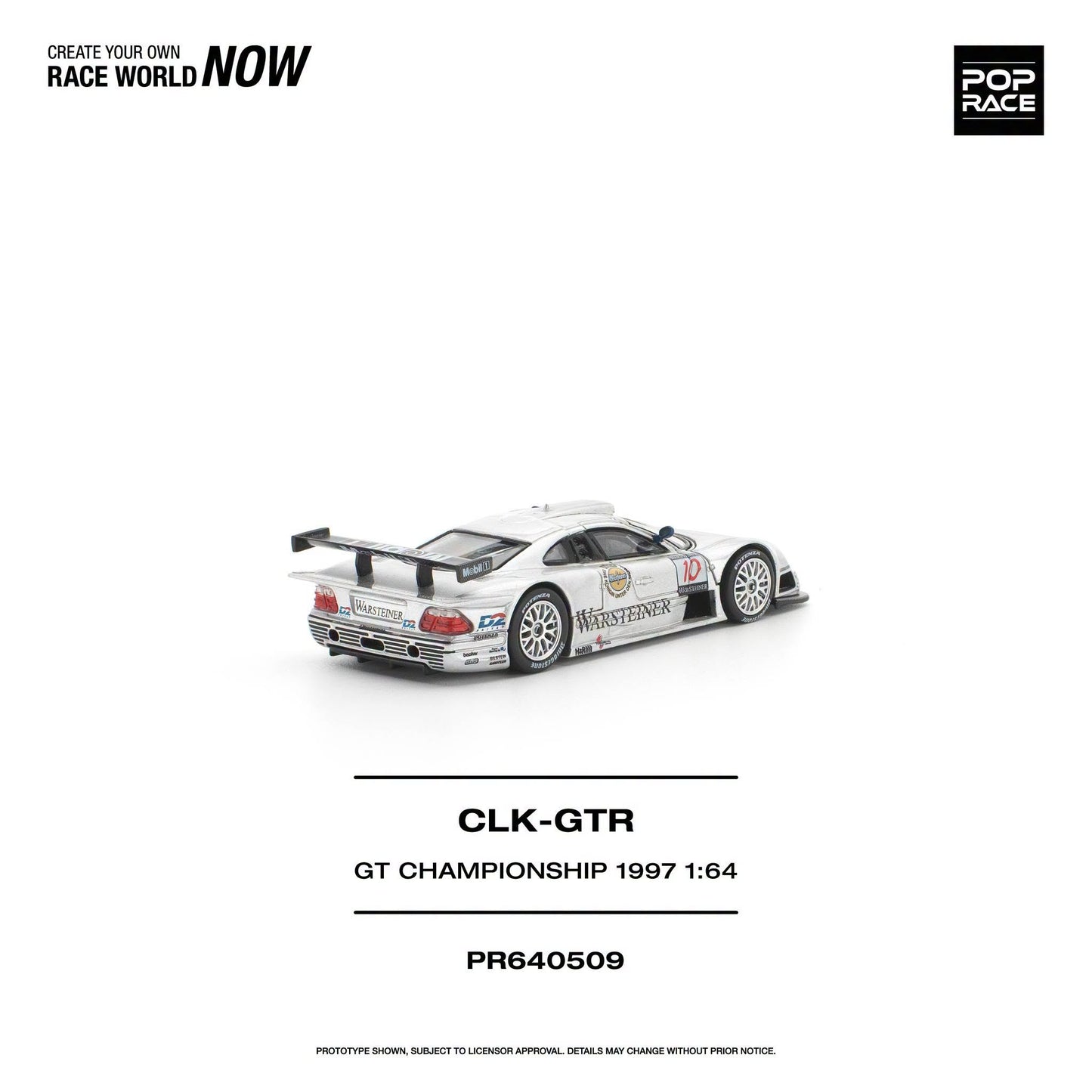 *Pre-Order* Pop Race - PR640509 AMG CLK GTR FIA GT Championship 1997