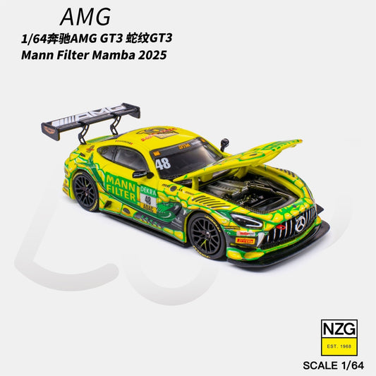 *Pre-Order* Kilo Works No.114600010 AMG GT3 EVO - 2025 DTM WINWARED Racing #48 (Green/Yellow)