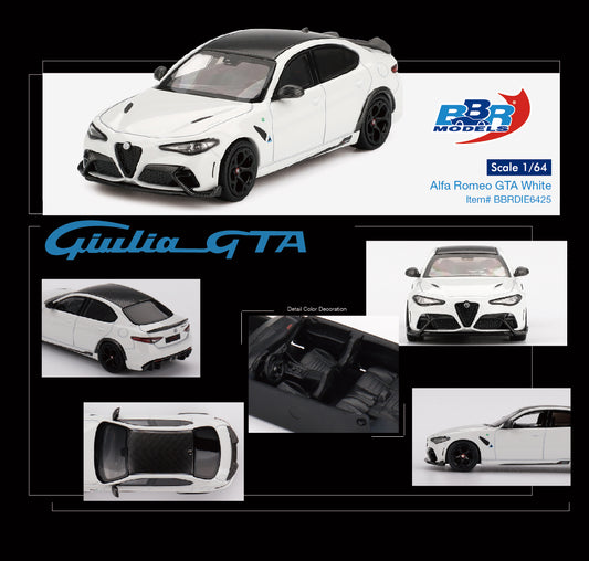 *Pre-Order* BBR Models Alfa Romeo Giulia GTA - White