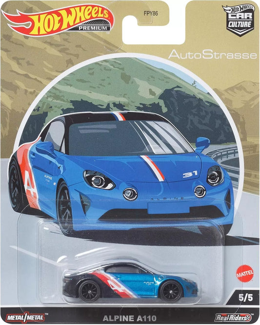 Hot Wheels Premium Car Culture Auto Strasse 5/5 Alpine A110 - Japanese Stock