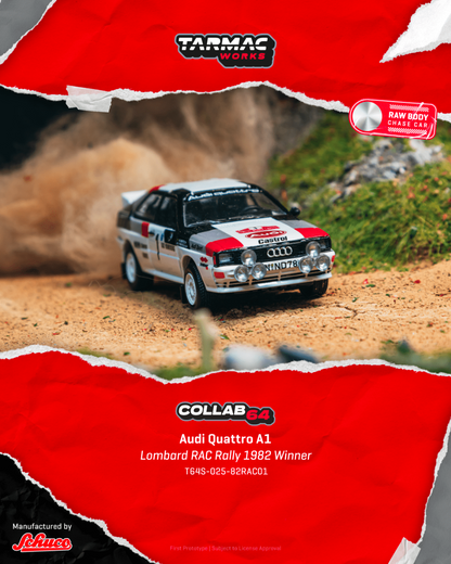 *Pre-Order* Tarmac Works Audi Quattro A1 Lombard RAC Rally 1982 #1 Winner