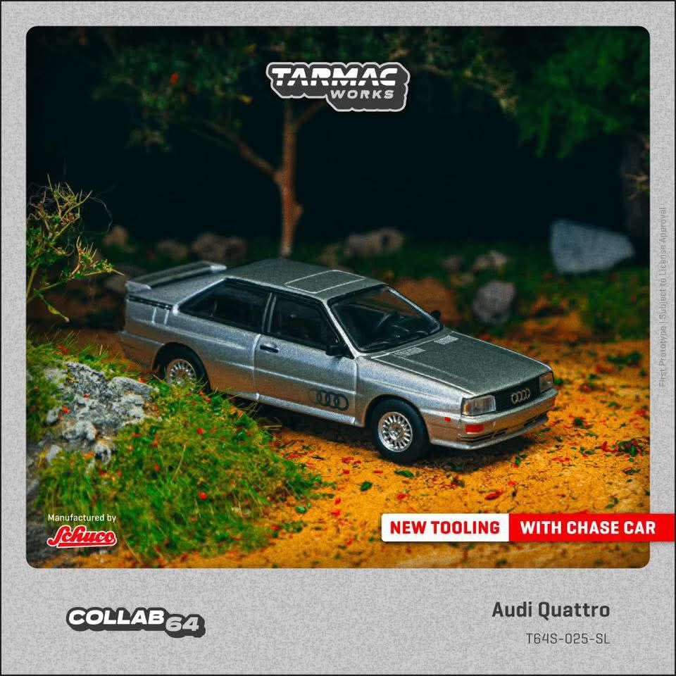 *Pre-Order* Tarmac Works Audi Quattro Silver