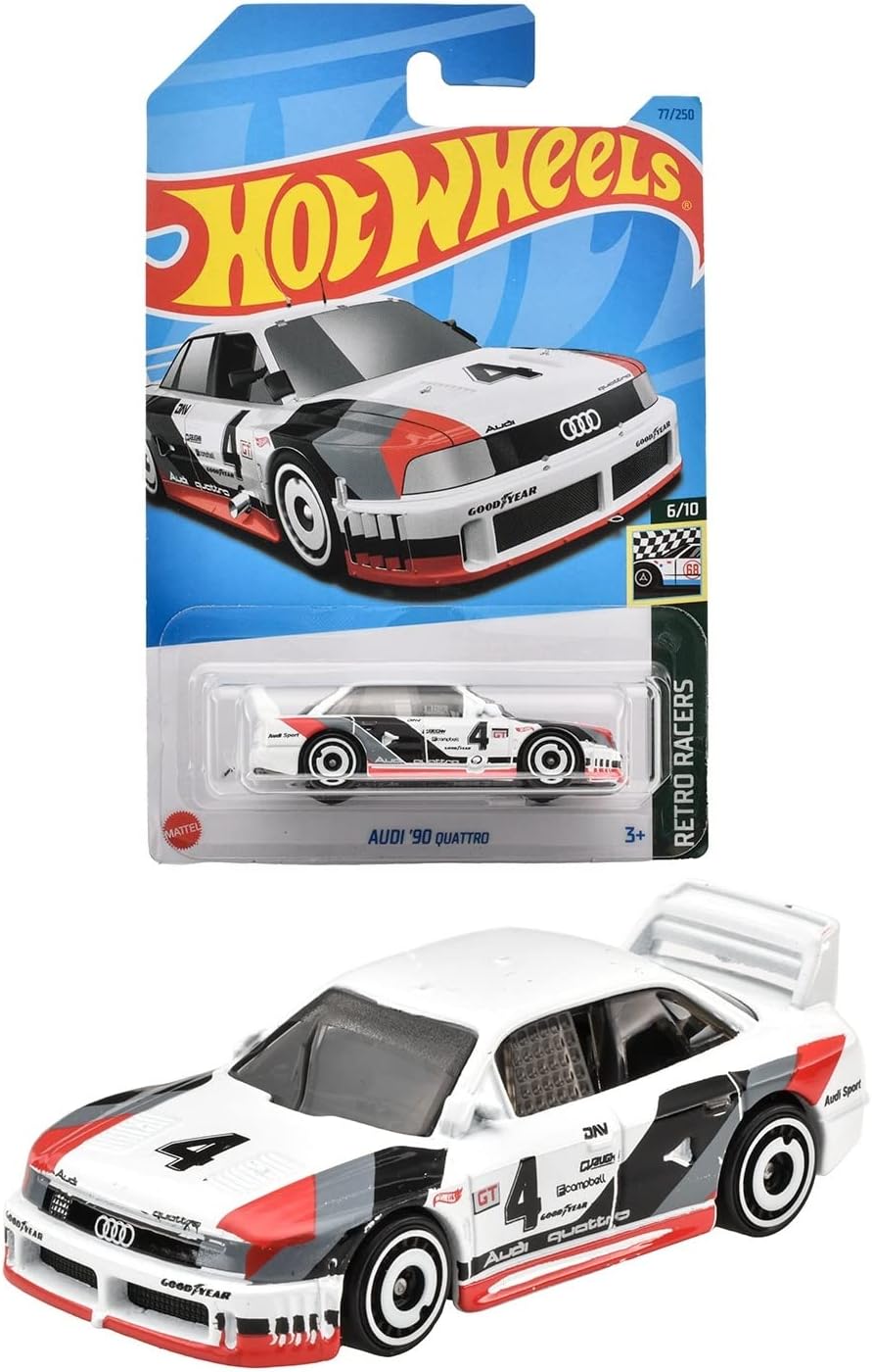 Hot Wheels Retro Racers 6/10 Audi '90 Quattro - Japanese Card