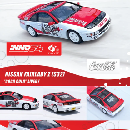 Inno Models Inno64 x Tiny Coca-Cola Nissan Fairlady Z (Z32)