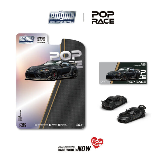Pop Race PRE013 Darwin Pro 66G NWB SUPRA A90 - MIDNIGHT BLACK