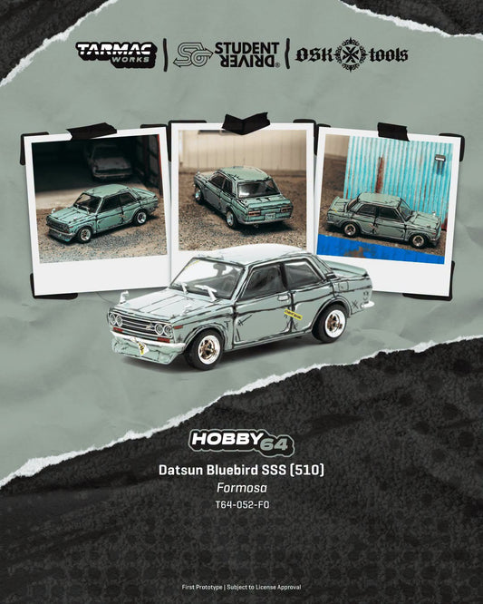 *Pre-Order* Tarmac Works - Datsun Bluebird SSS (510) Formosa