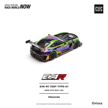 *Pre-Order* Pop Race - PR640196 EVA RT TEST TYPE-01 AMG GT3 EVO MACAU GP 2023