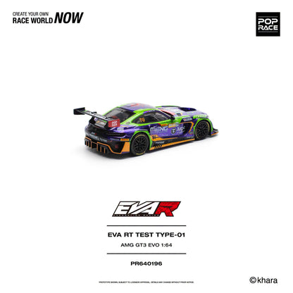 *Pre-Order* Pop Race - PR640196 EVA RT TEST TYPE-01 AMG GT3 EVO MACAU GP 2023