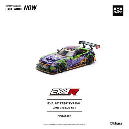 *Pre-Order* Pop Race - PR640196 EVA RT TEST TYPE-01 AMG GT3 EVO MACAU GP 2023