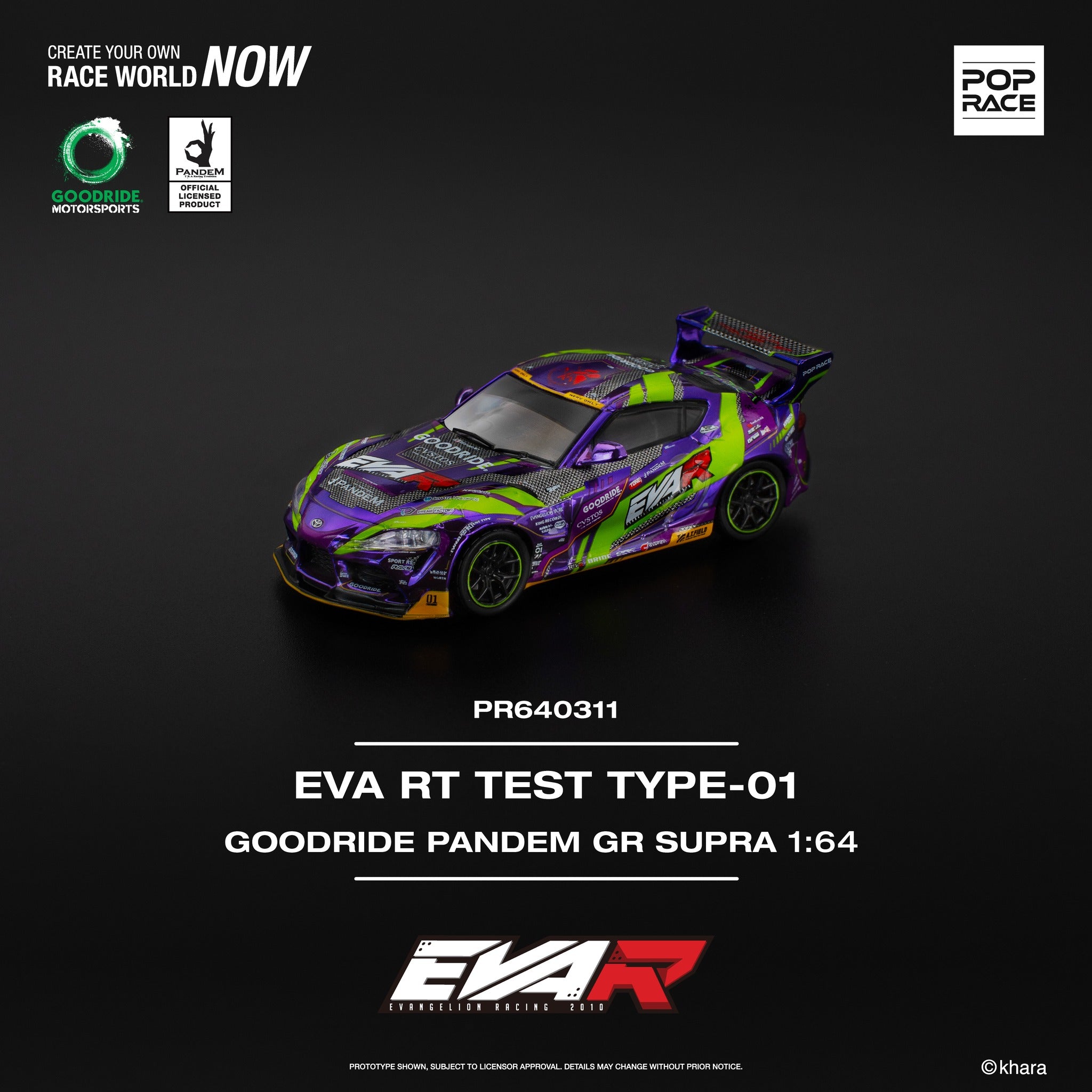 *Pre-Order* Pop Race EVA RT Test Type-01 GOODRIDE PANDEM GR Supra ...