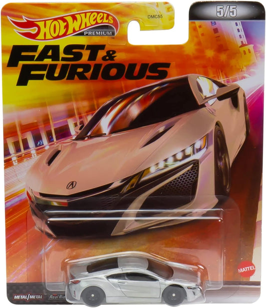 Hot Wheels Premium Fast & Furious F9 The Fast Saga 5/5 '17 Acura NSX - Japanese Stock