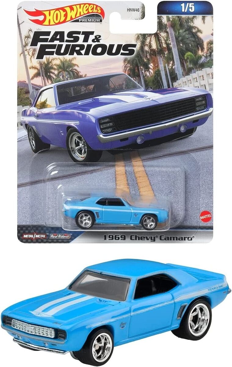 Hot Wheels Premium Fast & Furious 1/5 1969 Chevy Camaro - Japanese Stock