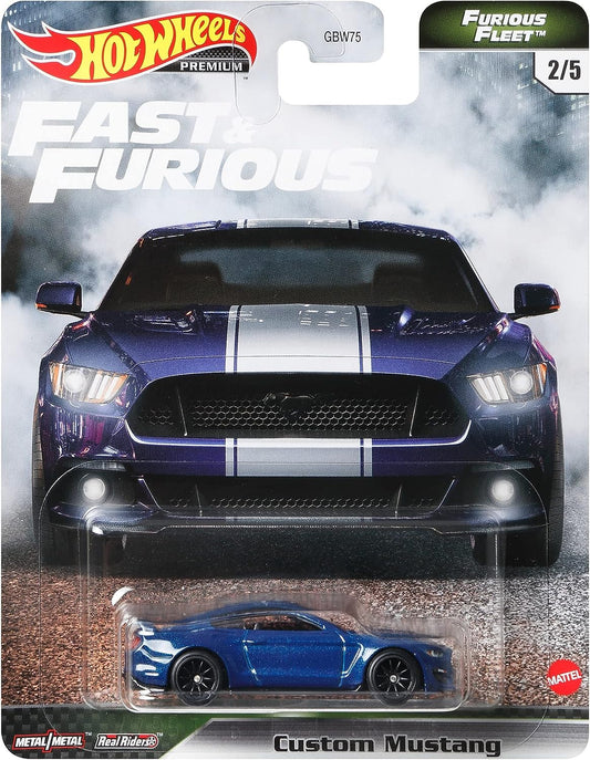 Hot Wheels Premium Fast & Furious Furious Fleet 2/5 Custom Mustang - Japanese Stock