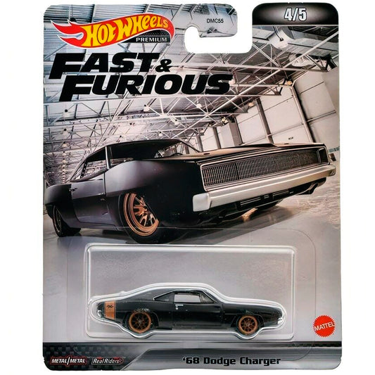 Hot Wheels Premium Fast & Furious 4/5 '68 Dodge Charger - Japanese Stock