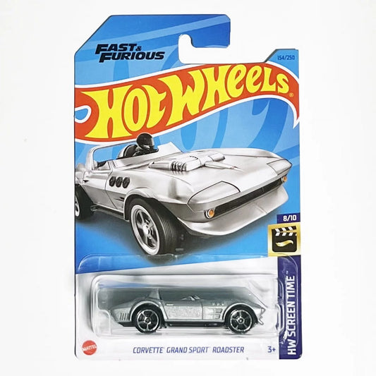 Hot Wheels HW Screen Time 8/10 Fast & Furious Corvette Grand Sport Roadster - Japanese Card
