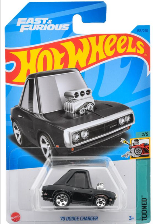 Hot Wheels Tooned 2/5 Fast & Furious '70 Dodge Charger - Japanese Card