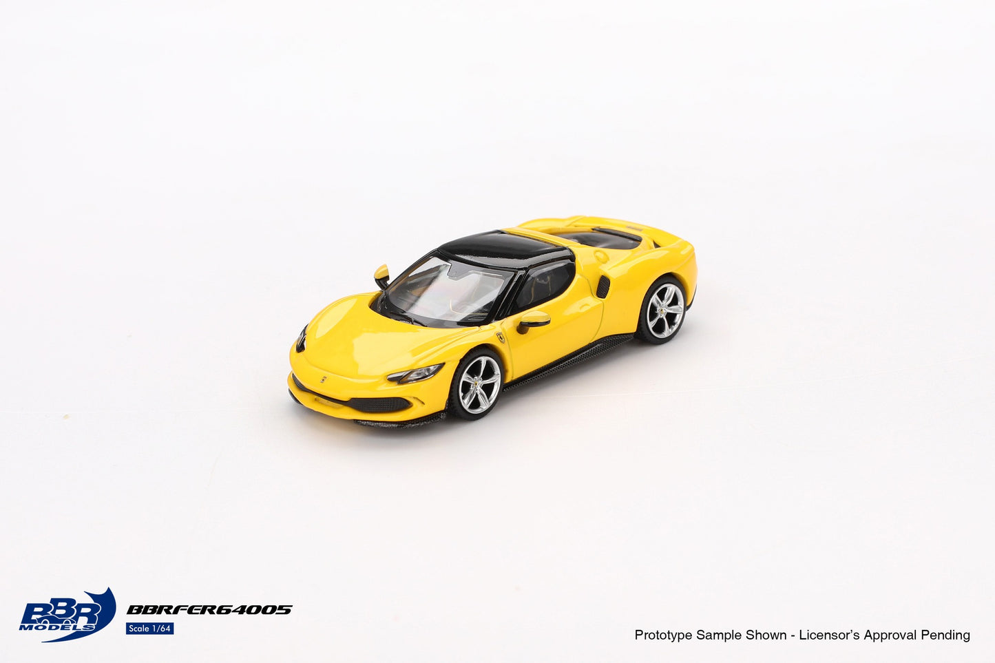 *Pre-Order* BBR Models Ferrari 296 GTB Giallo Modena