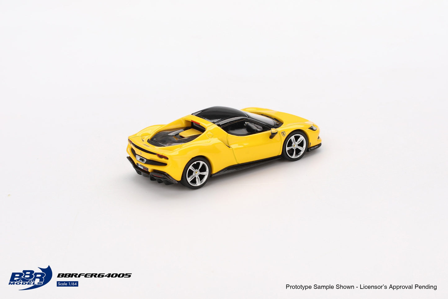 *Pre-Order* BBR Models Ferrari 296 GTB Giallo Modena
