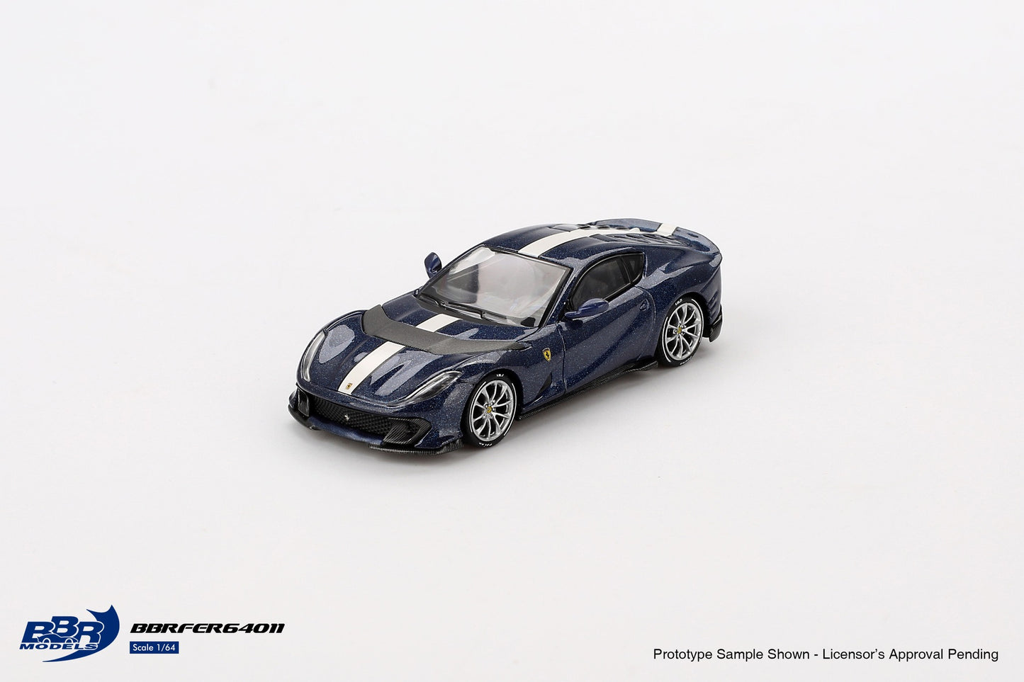 *Pre-Order* BBR Models Ferrari 812 Competitizone Blu Tour De France