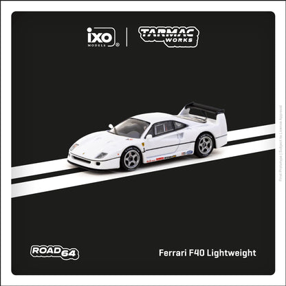 Tarmac Works x IXO Models Ferrari F40 White