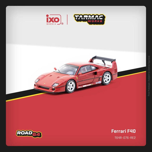 *Pre-Order* Tarmac Works - Ferrari F40 Red