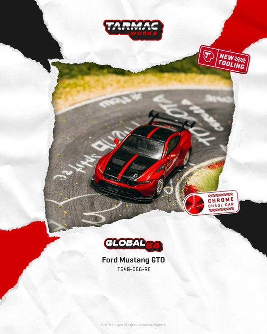 *Pre-Order* Tarmac Works Ford Mustang GTD Red