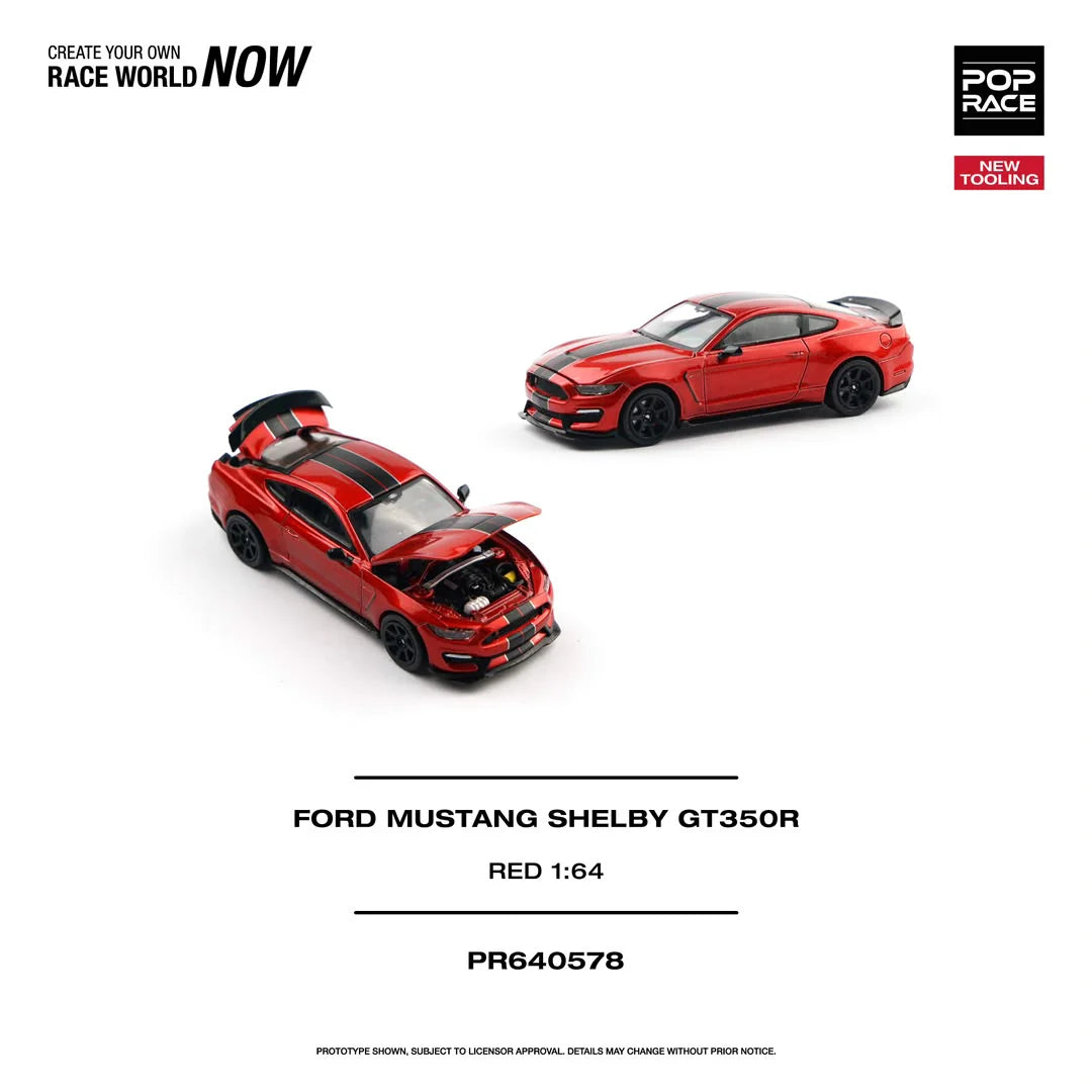 *Pre-Order* Pop Race - Ford Mustang Shelby GT350R Race Red