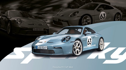 *Pre-Order* Sparky x Tiny 1/64 Porsche 911 S/T #63 (Tiny Exclusive)