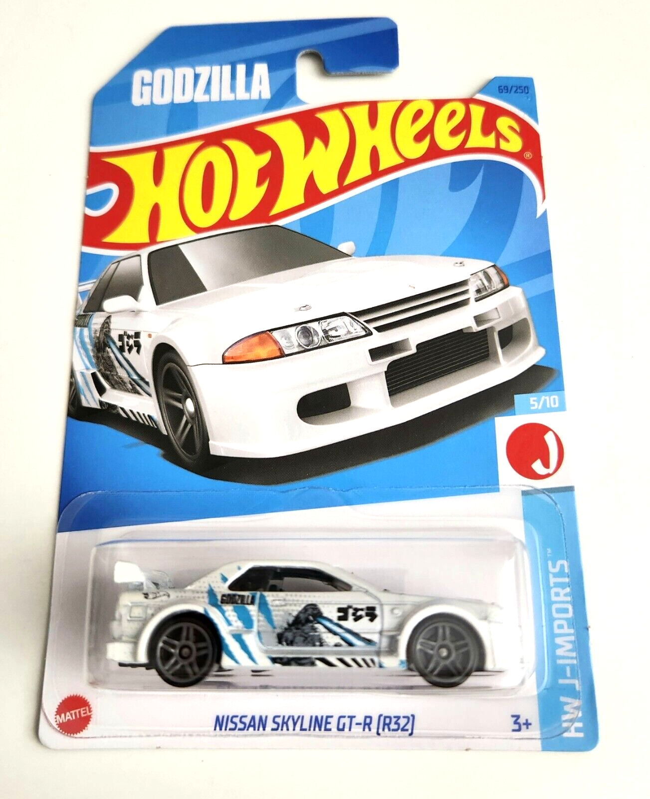 Hot Wheels HW J-Imports 5/10 Nissan Skyline GT-R (R32) - Japanese Card