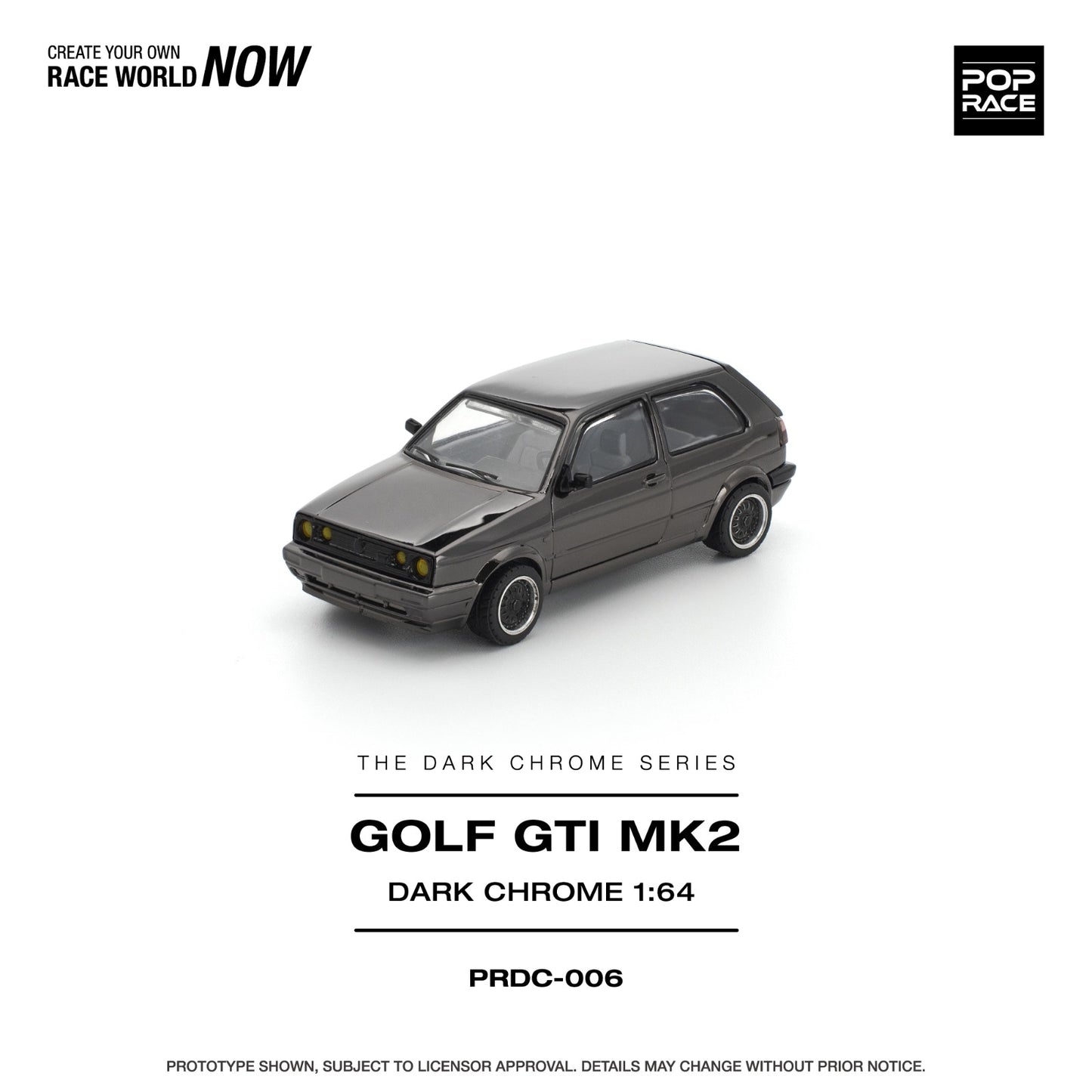 *Pre-Order* Pop Race Golf GTI MK2 Dark Chrome